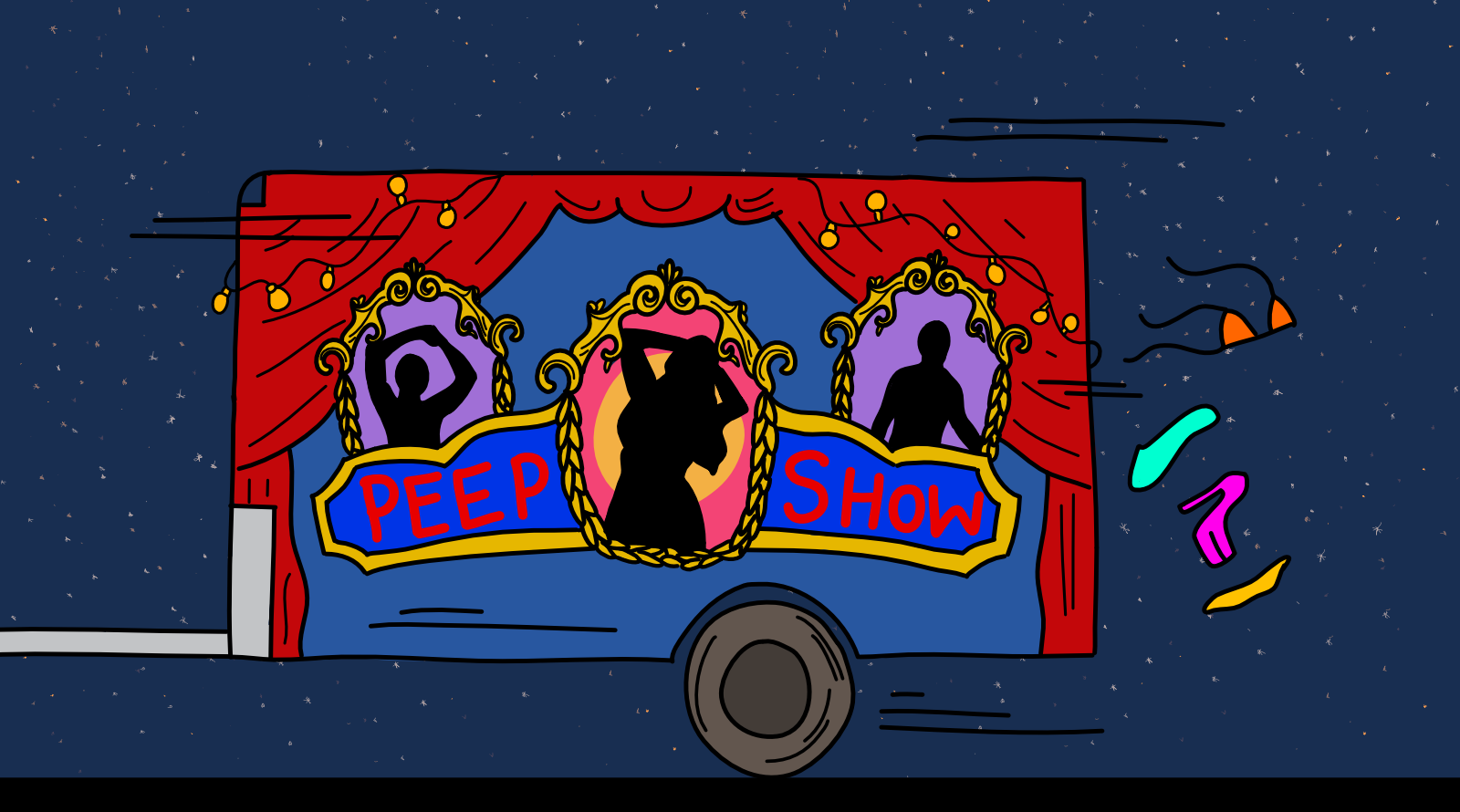 Tribulations of a Travelling Peepshow Part 2: On The Road